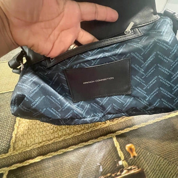 French Connection Black Shoulder Bag - Picture 4 of 6